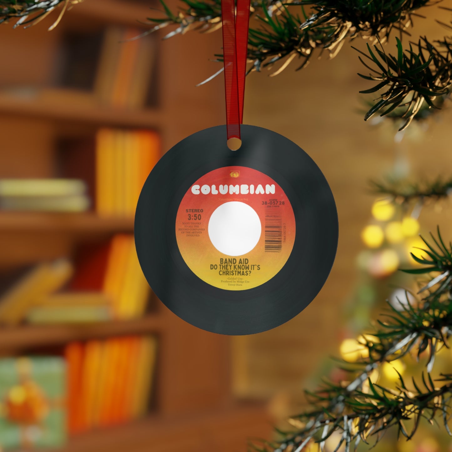 "Do They Know It's Christmas" Jingle Jangle Christmas Song Ornament