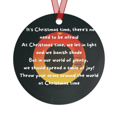 "Do They Know It's Christmas" Jingle Jangle Christmas Song Ornament