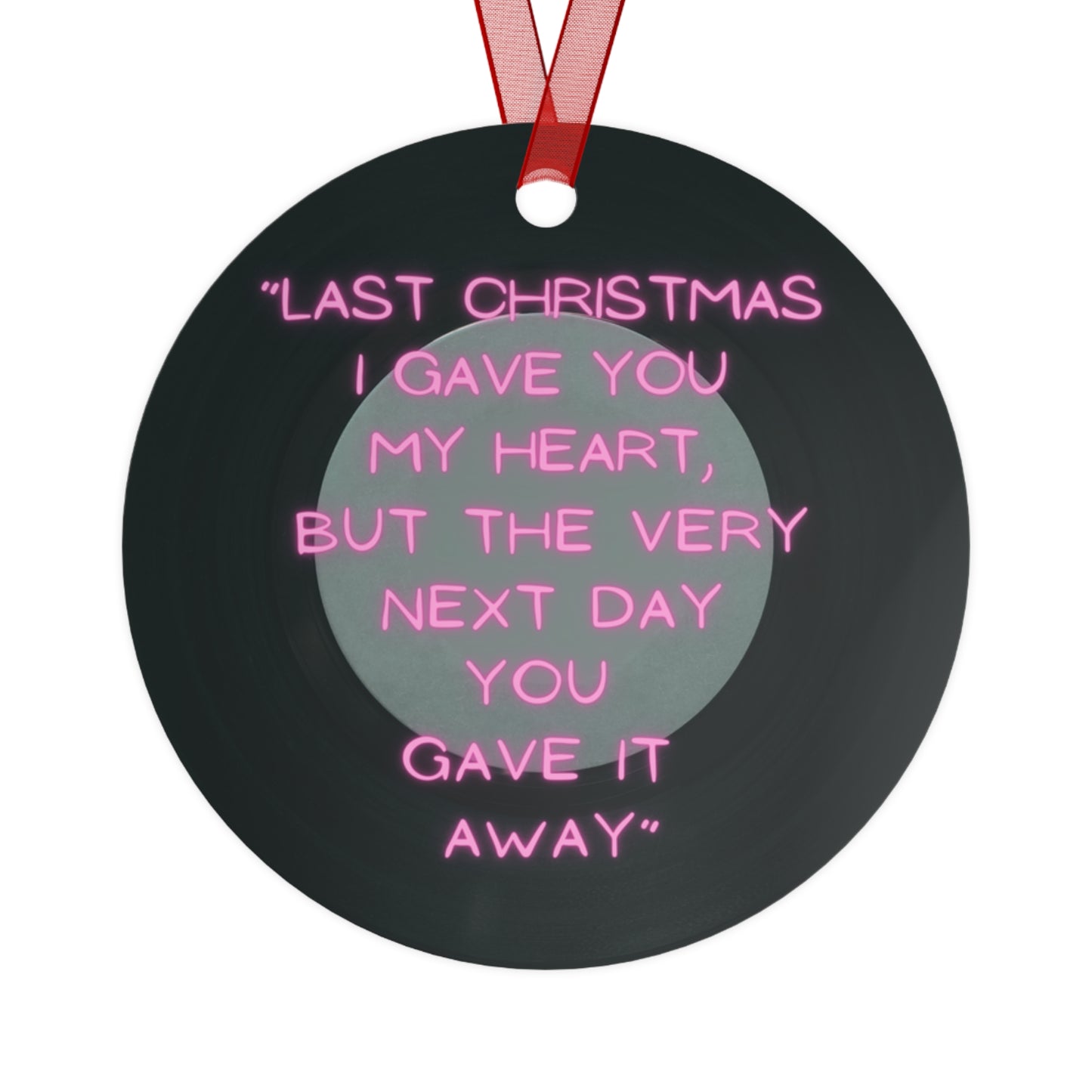 Last Christmas Jingle Jangle Christmas Song Ornament