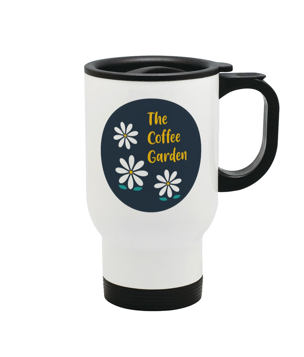 14oz Stainless Steel Travel Mug The Coffee Garden Travel Mug