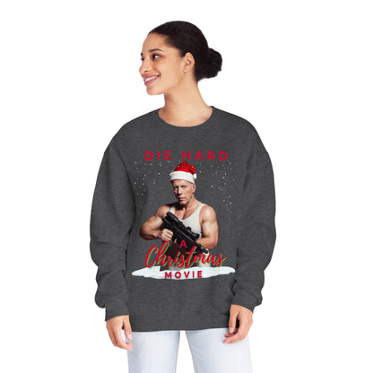 Die Hard A Christmas Movie Unisex NuBlend® Crewneck Sweatshirt