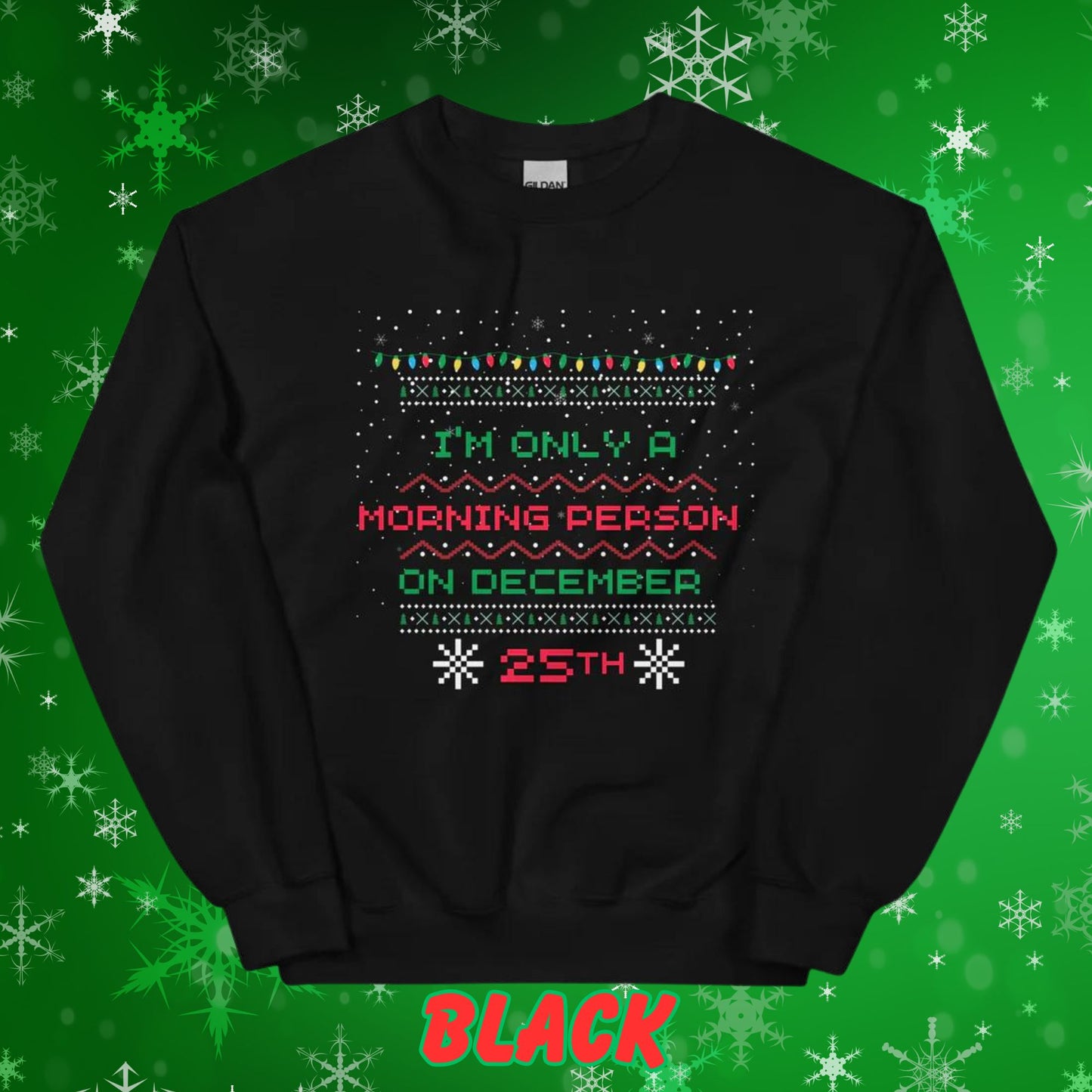 Christmas Morning Person Unisex Sweatshirt