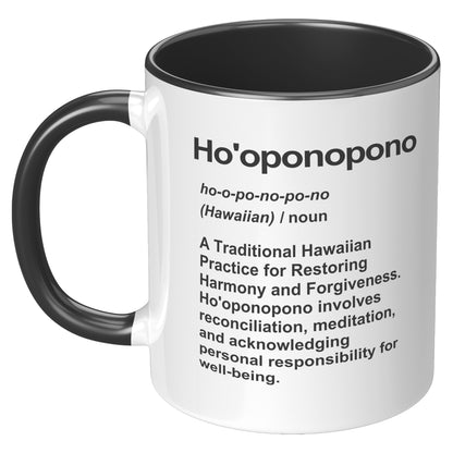 Black Ho'oponopono Mug