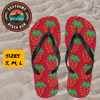 "Strawberry Bliss" Flip-Flops