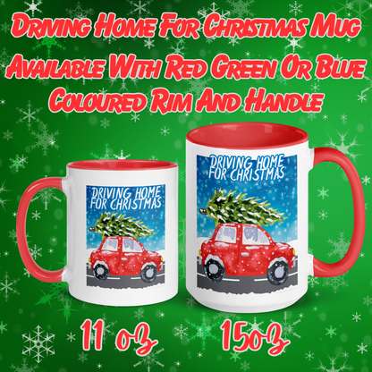 Driving Home For Christmas Mug