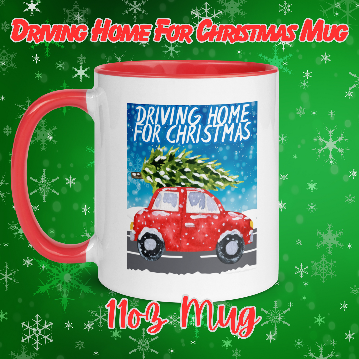 Driving Home For Christmas Mug