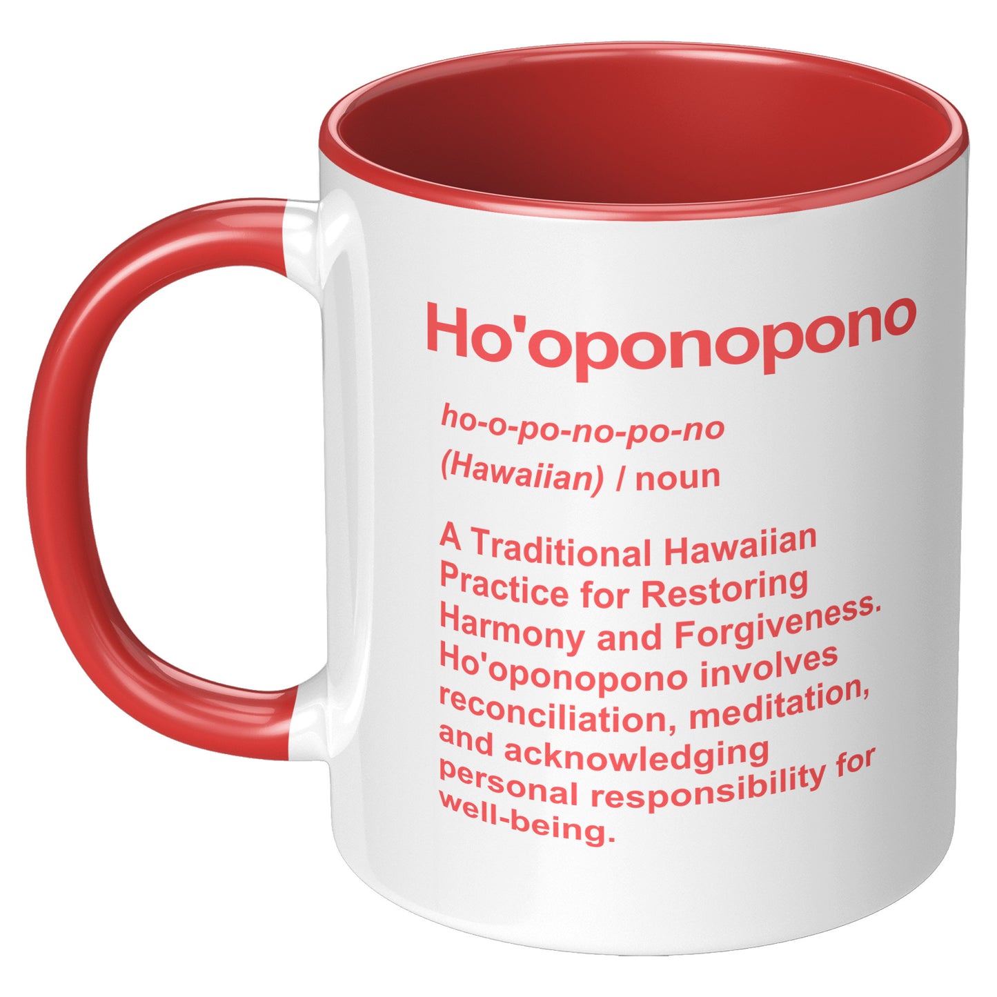 Red Ho'oponopono Mug