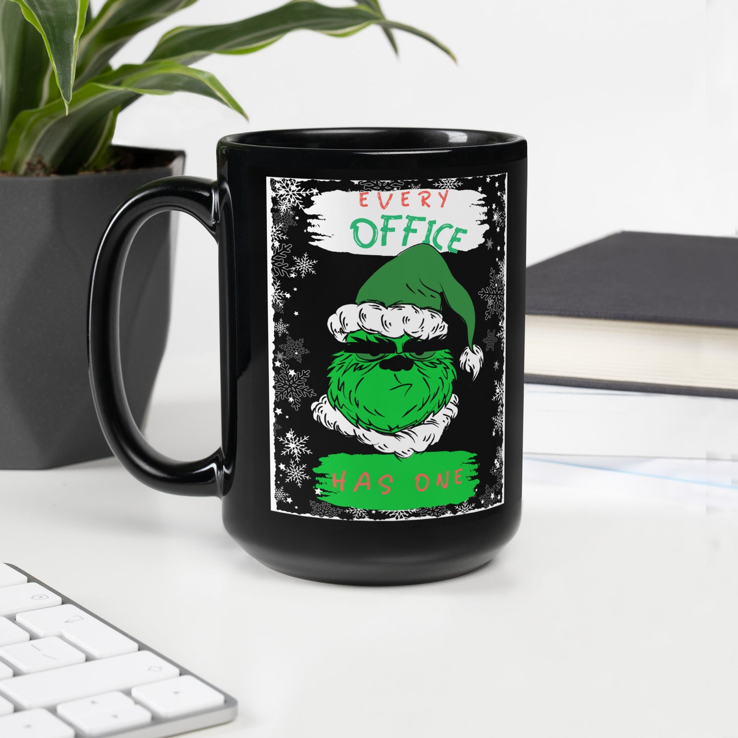 Office Grinch Mug Gift Mug For Secret Santa Christkindl Kris Kringel Kris Kindle Chris Kindle Monito-Monita Angelito Wichteln amigo secreto.