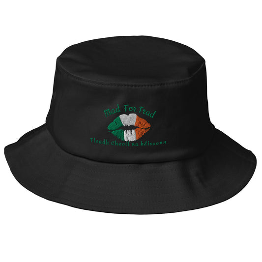 "Mad For Trad" Kiss Old School Bucket Hat