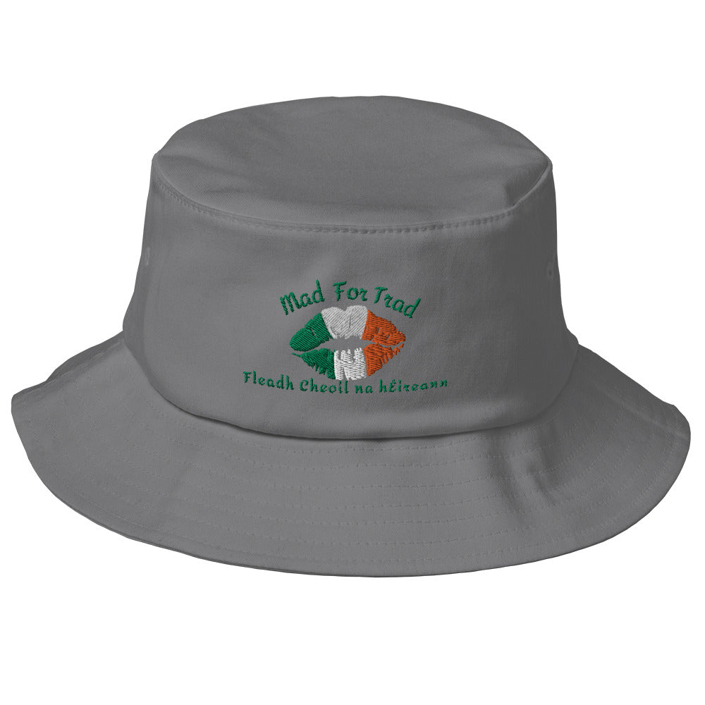 "Mad For Trad" Kiss Old School Bucket Hat