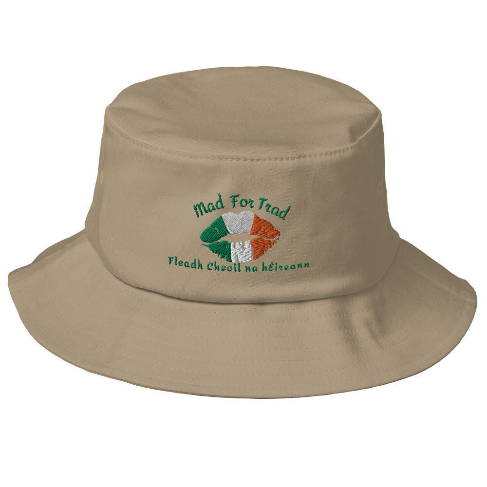 "Mad For Trad" Kiss Old School Bucket Hat