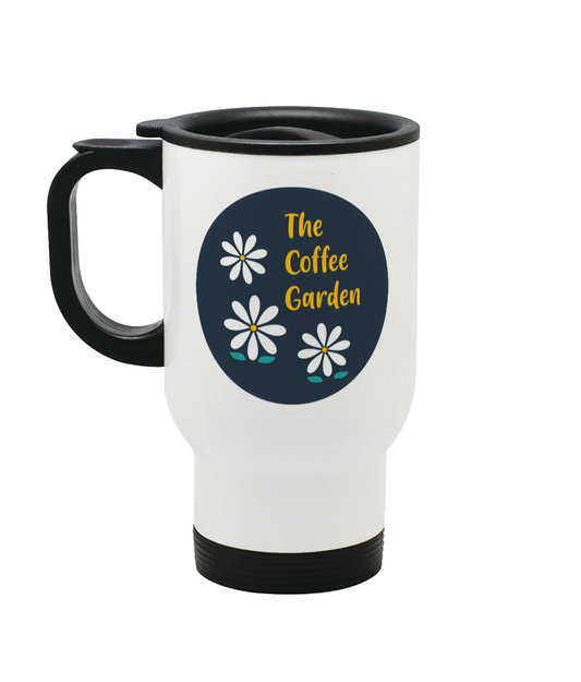 14oz Stainless Steel Travel Mug The Coffee Garden Travel Mug