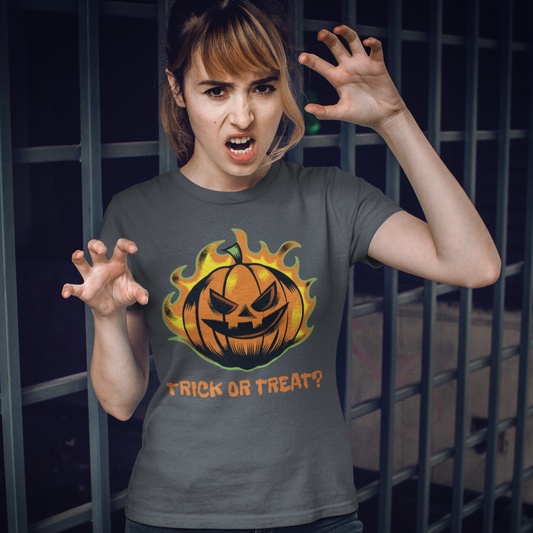 Trick Or Treat Pumpkin Halloween Tee