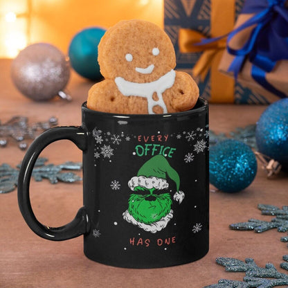 Office Grinch Mug Gift Mug For Secret Santa Christkindl Kris Kringel Kris Kindle Chris Kindle Monito-Monita Angelito Wichteln amigo secreto.