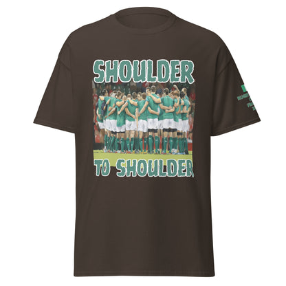Irish Rugby Fan's T Shirt "Shoulder To Shoulder"