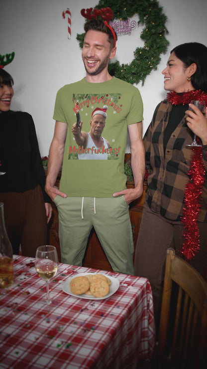 Merry Christmas Mofos For Die Hard Christmas Fans Gift For Husband, Boyfriend, Dad, Partner, or Friend.