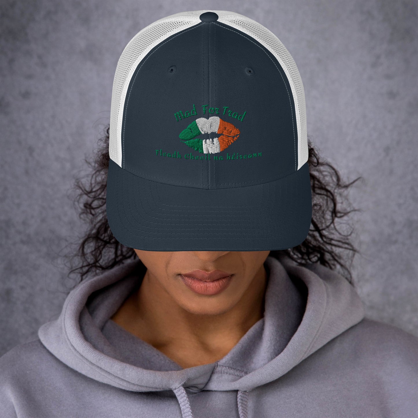 Fleadh Cheoil na hÉireann Mad For Trad Kiss Trucker Cap