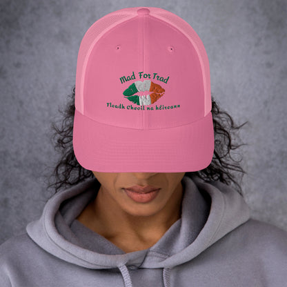 Fleadh Cheoil na hÉireann Mad For Trad Kiss Trucker Cap