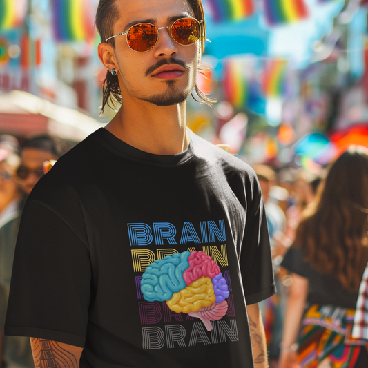Short-Sleeve Pride On The Brain Too T-Shirt