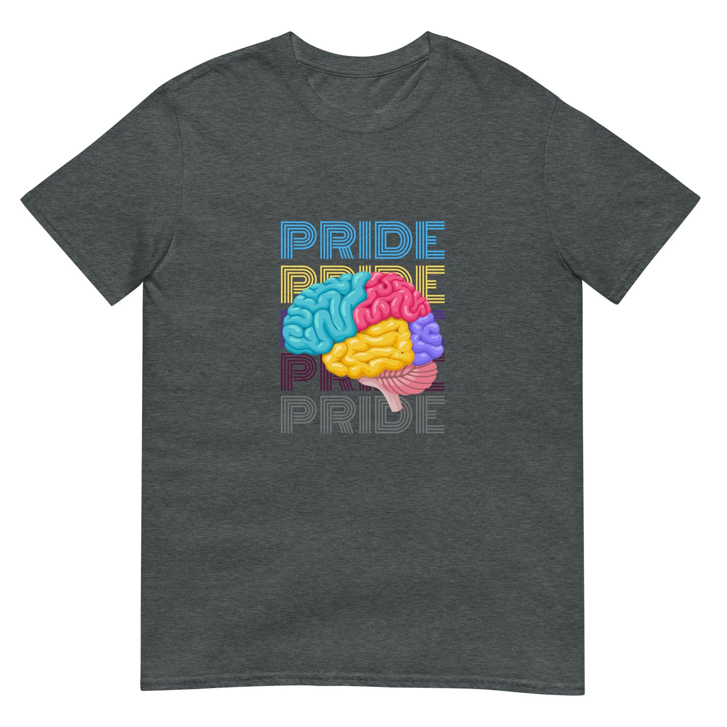 Short-Sleeve Pride On Brain The T-Shirt