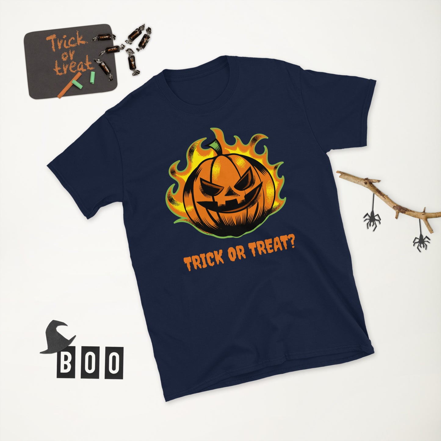 Trick Or Treat Pumpkin Halloween Tee