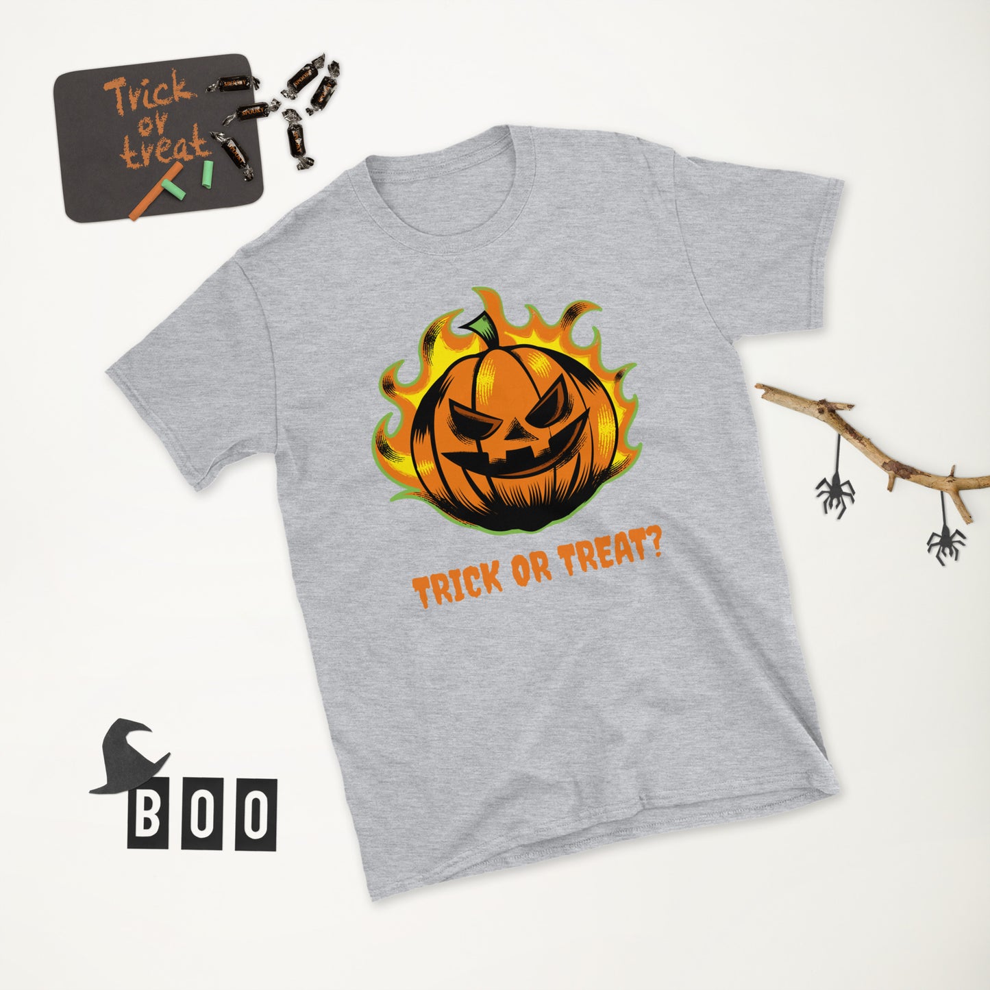 Trick Or Treat Pumpkin Halloween Tee