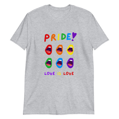 Short-Sleeve Pride Love Is Love Talk T-Shirt