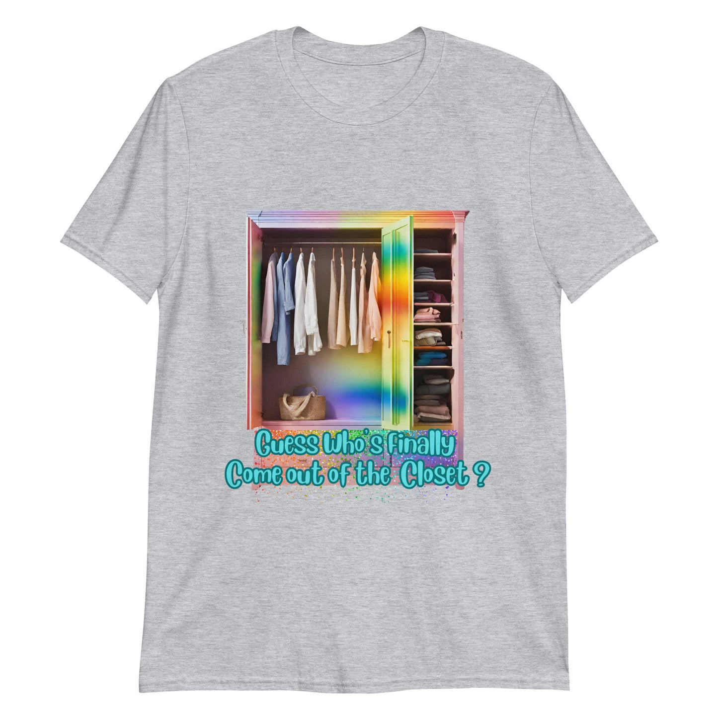 Short-Sleeve Guess Who's Come Out Of The Closet Unisex T-Shirt