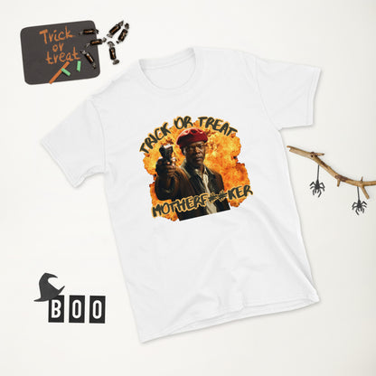 Trick or Treat "Action Hero" Halloween T-Shirt for Adults