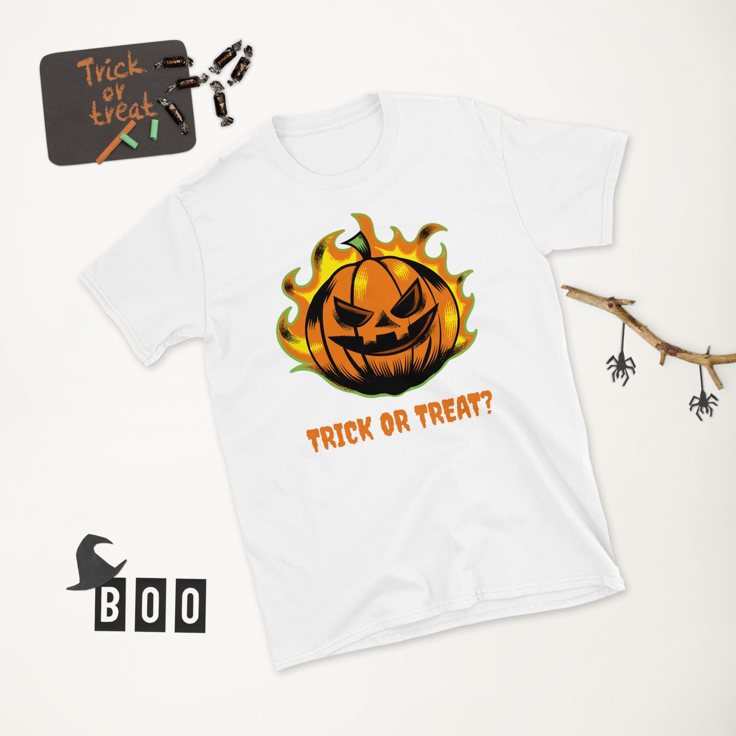 Trick Or Treat Pumpkin Halloween Tee