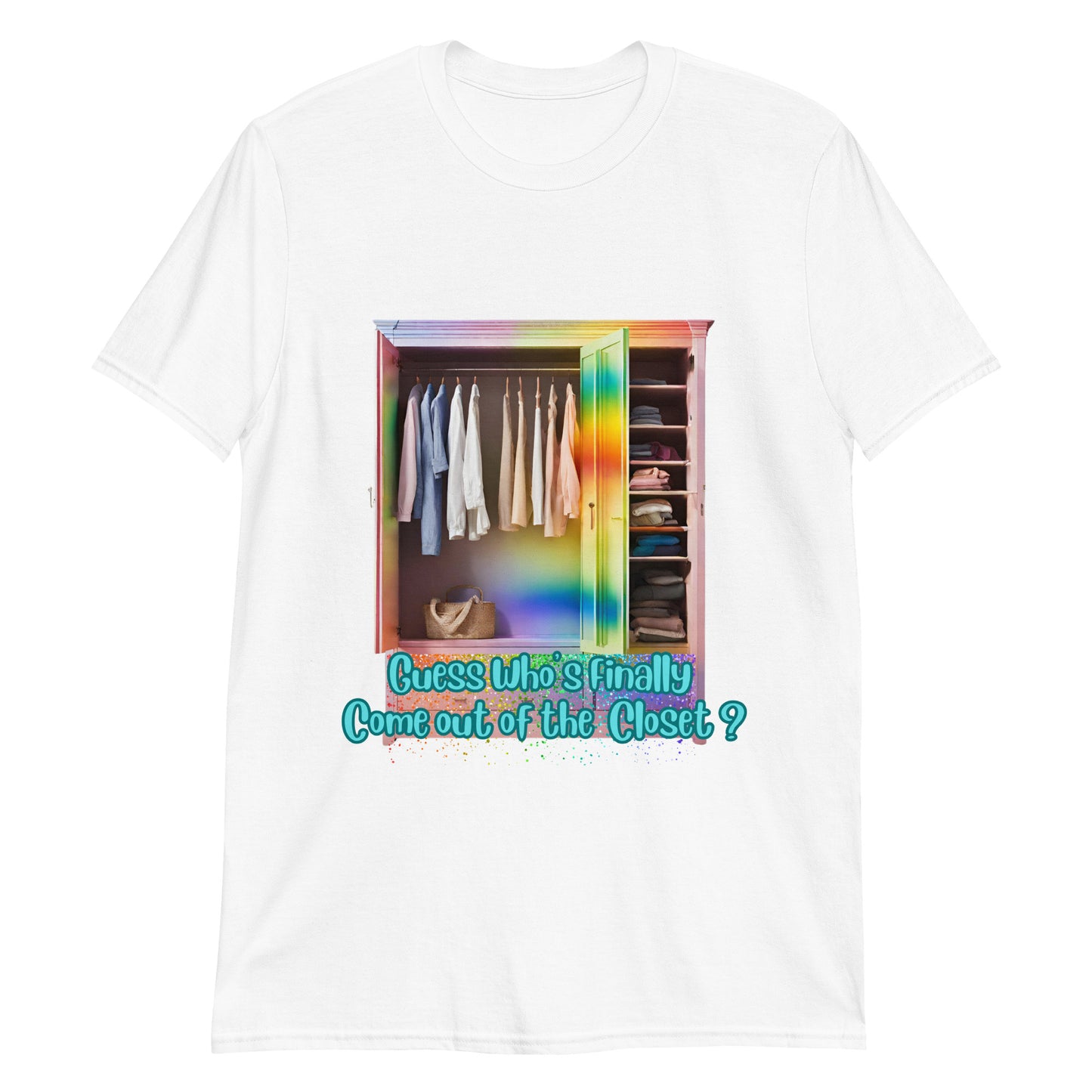 Short-Sleeve Guess Who's Come Out Of The Closet Unisex T-Shirt