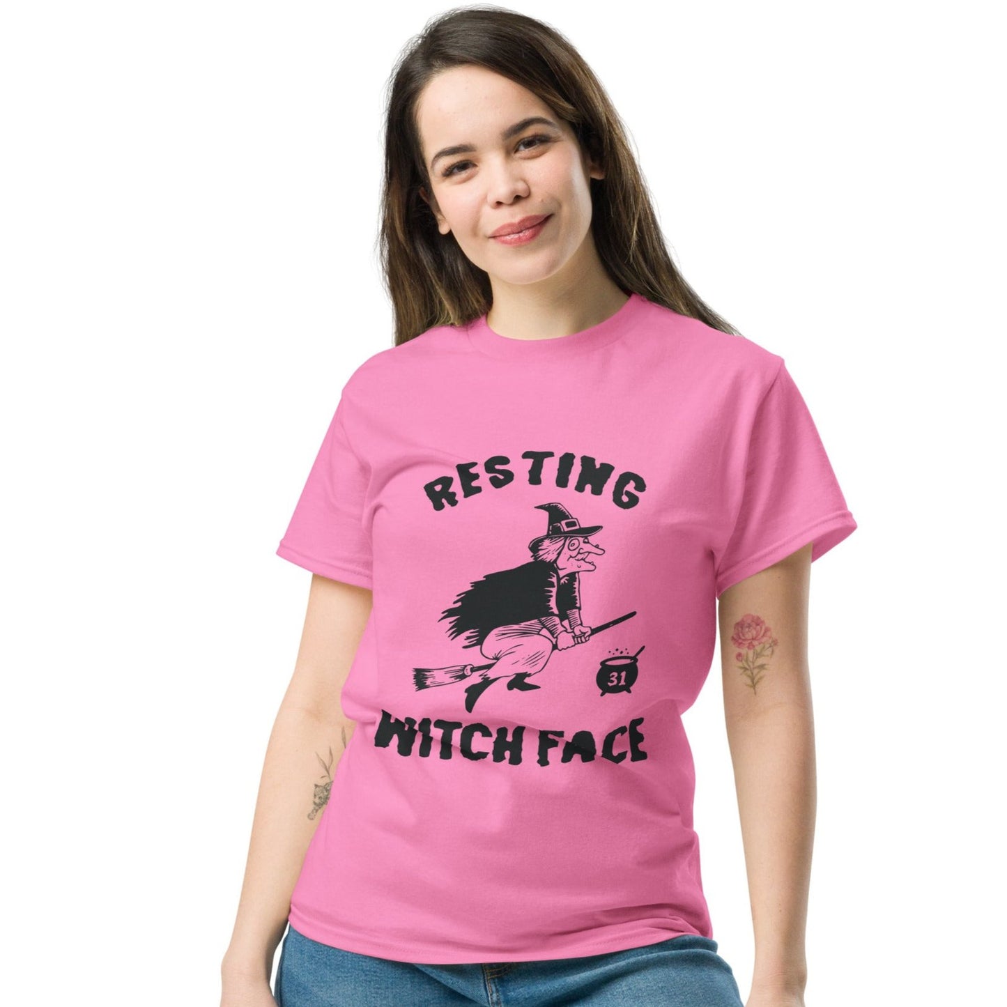 Resting Witch Face classic tee