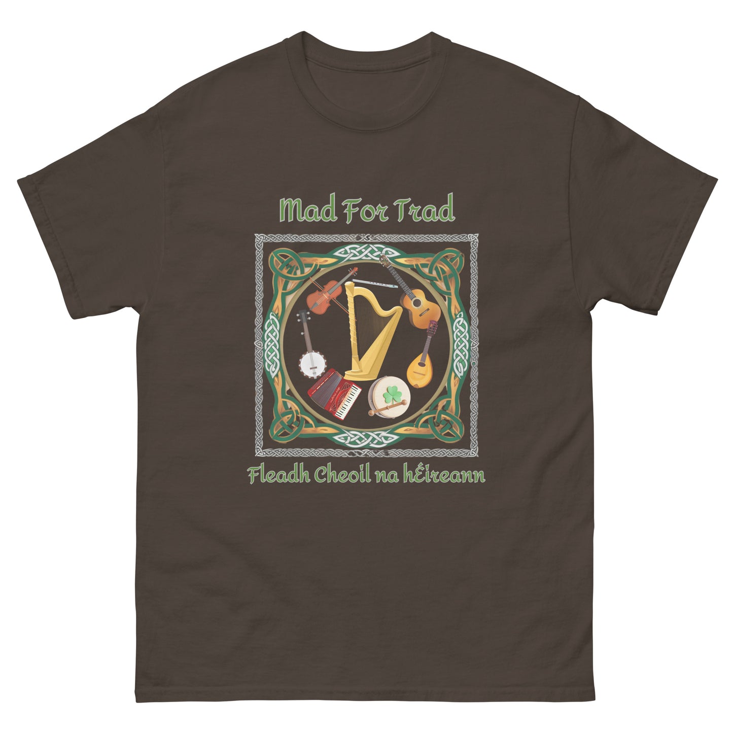 Fleadh Cheoil na hÉireann Mad For Trad Instruments Unisex classic tee