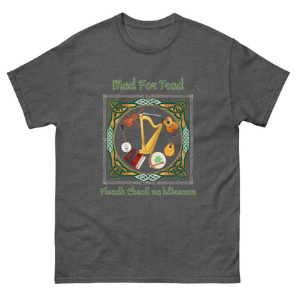 Fleadh Cheoil na hÉireann Mad For Trad Instruments Unisex classic tee