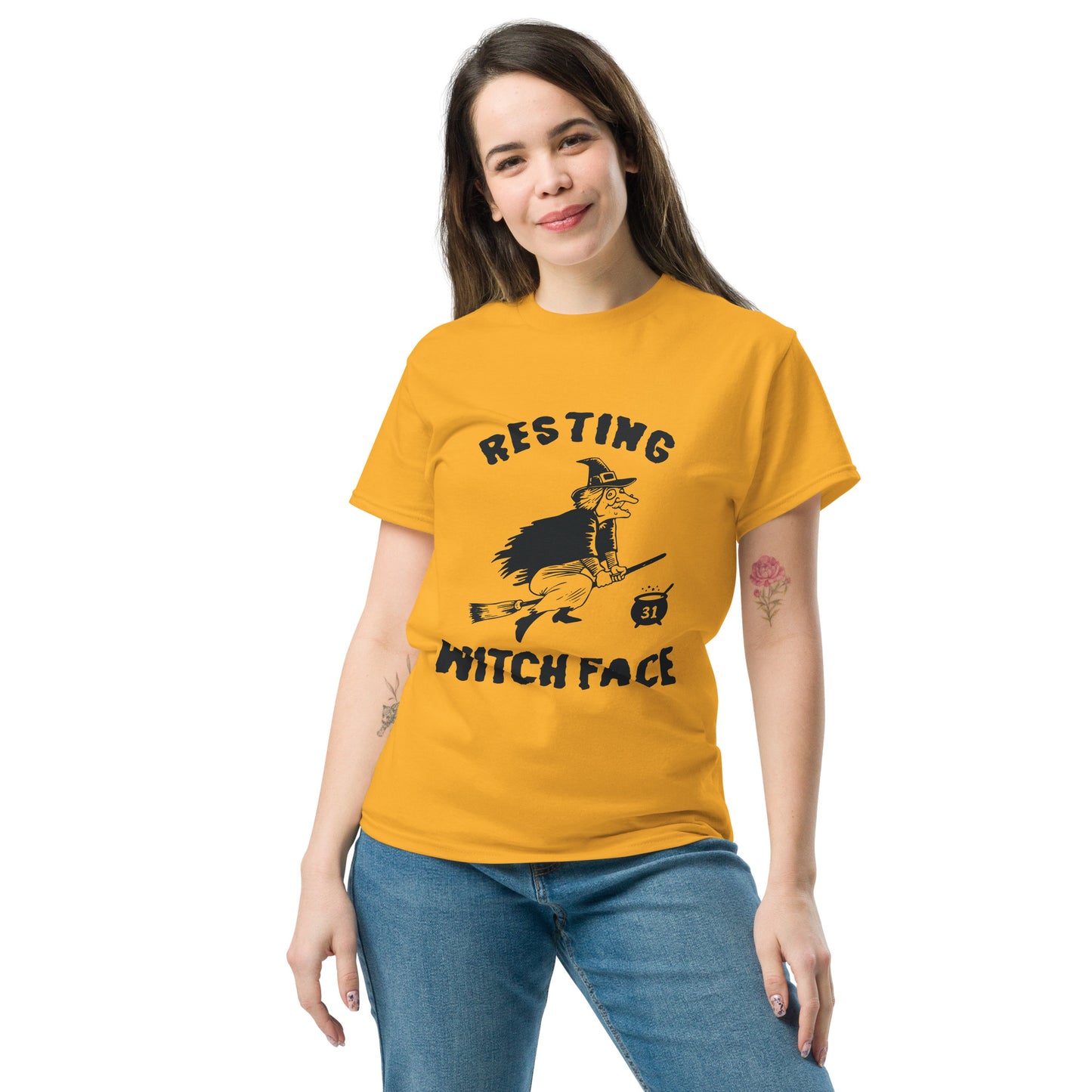 Resting Witch Face classic tee