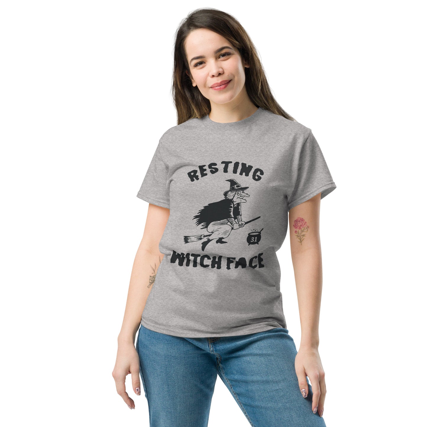 Resting Witch Face classic tee