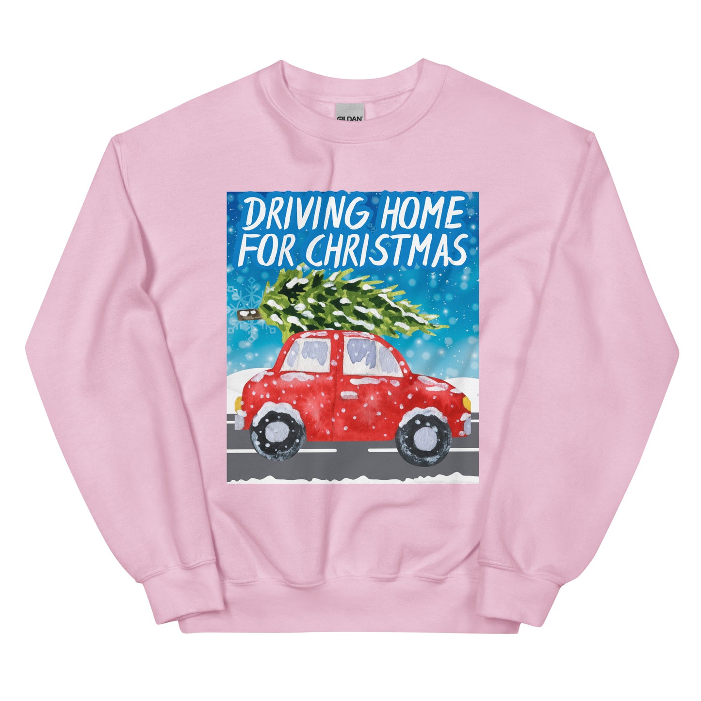 Driving Home For Christmas Unisex Sweatshirt