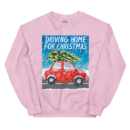 Driving Home For Christmas Unisex Sweatshirt