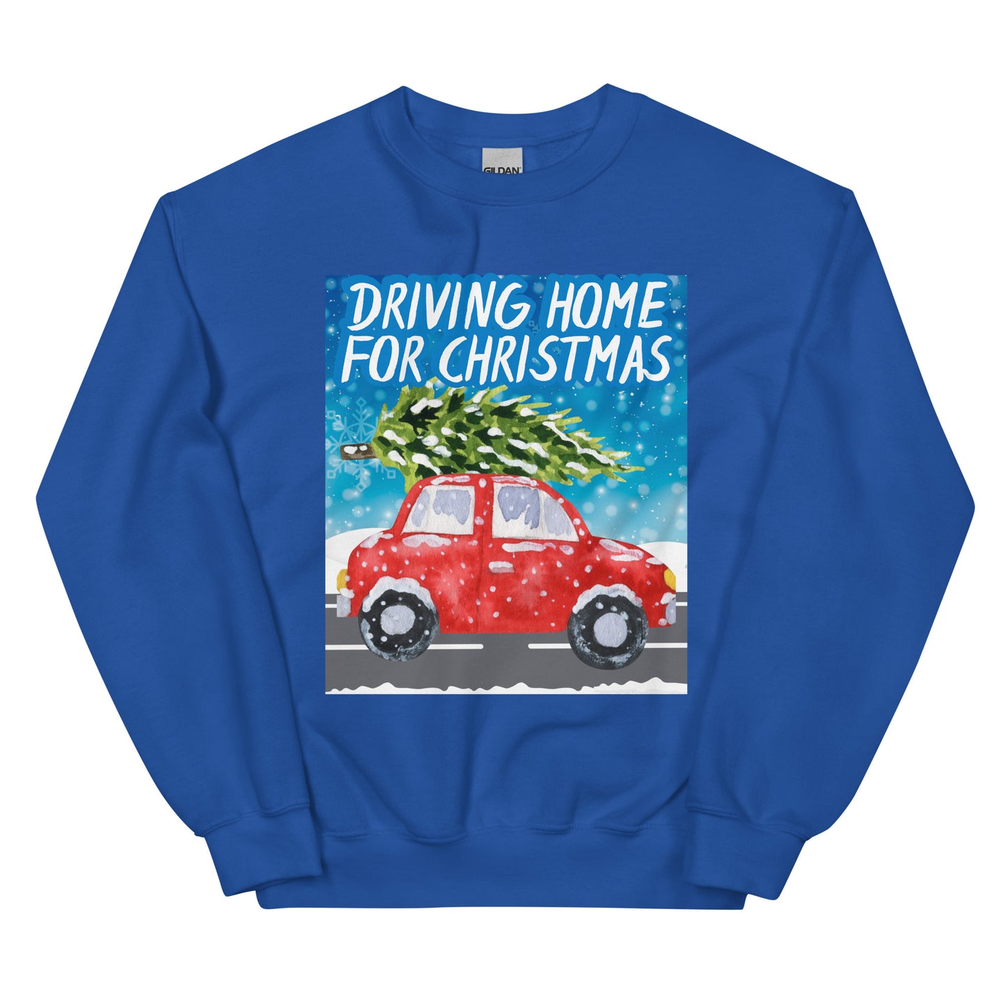 Driving Home For Christmas Unisex Sweatshirt