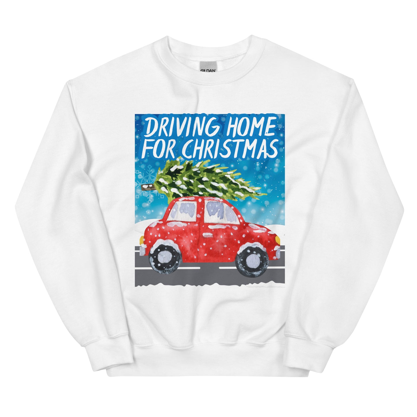 Driving Home For Christmas Unisex Sweatshirt