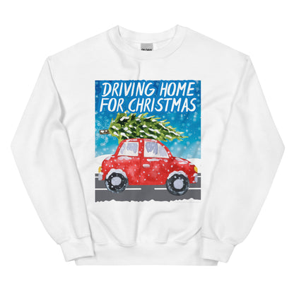 Driving Home For Christmas Unisex Sweatshirt