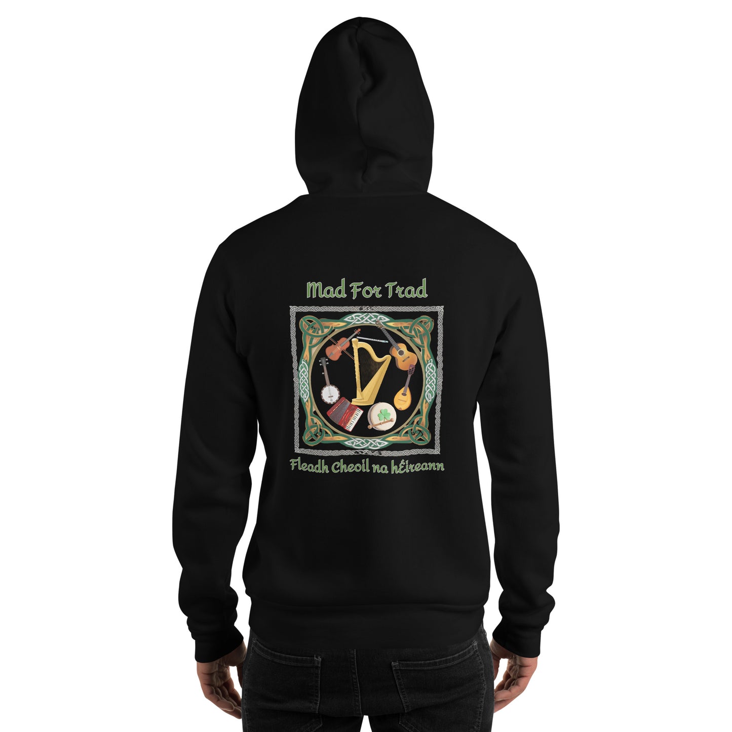 Fleadh Cheoil na hÉireann 2024 Mad For Trad Instruments Unisex Hoodie