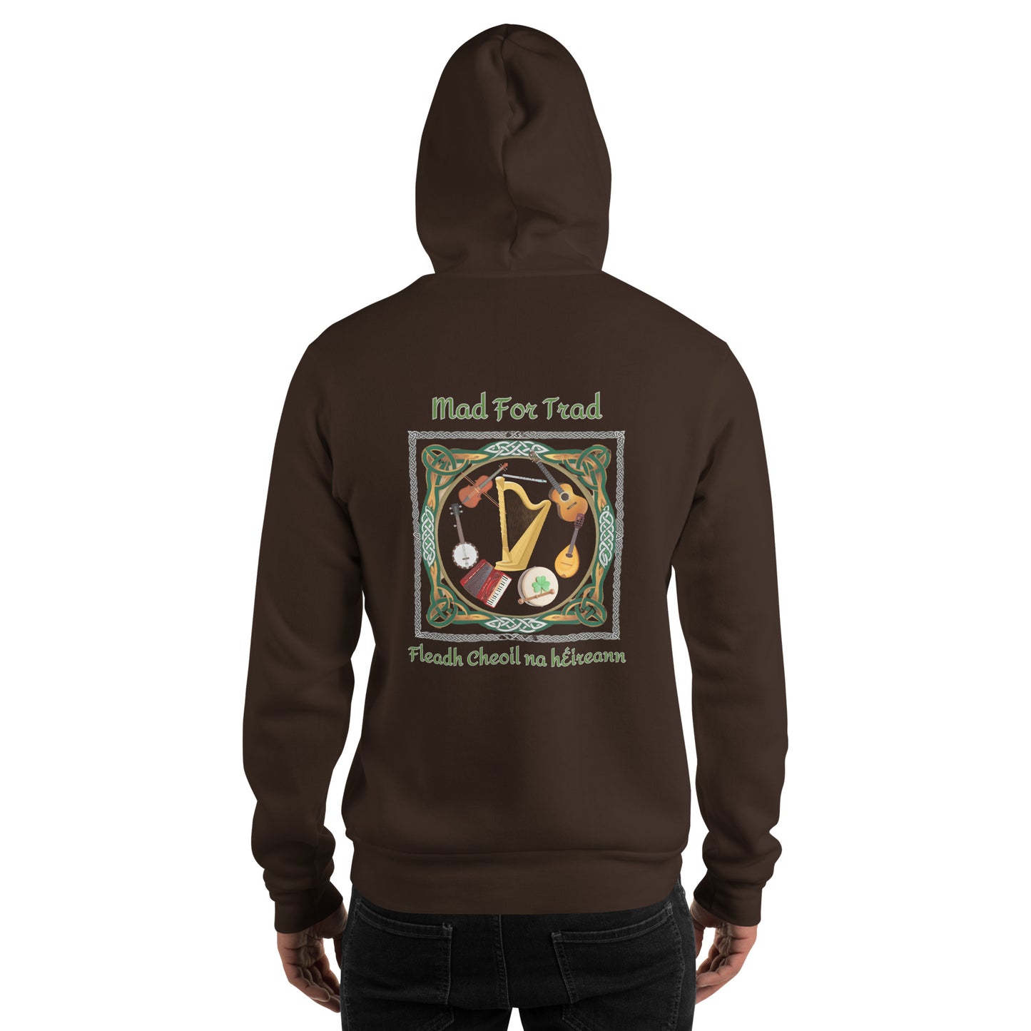 Fleadh Cheoil na hÉireann 2024 Mad For Trad Instruments Unisex Hoodie