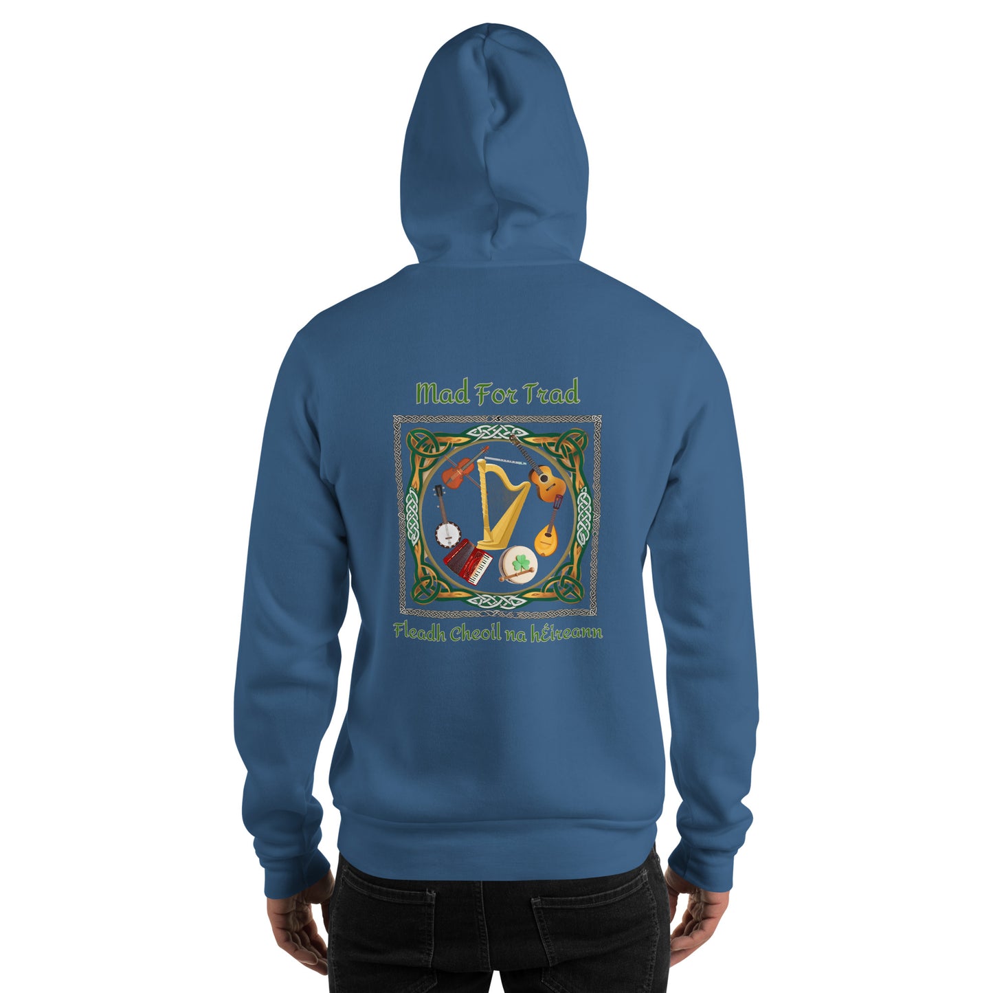 Fleadh Cheoil na hÉireann 2024 Mad For Trad Instruments Unisex Hoodie