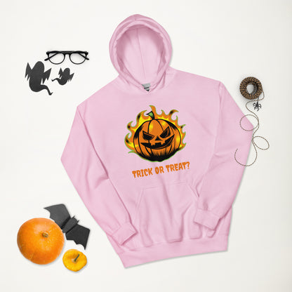 Trick Or Treat Pumpkin Halloween Unisex Hoodie