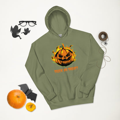 Trick Or Treat Pumpkin Halloween Unisex Hoodie