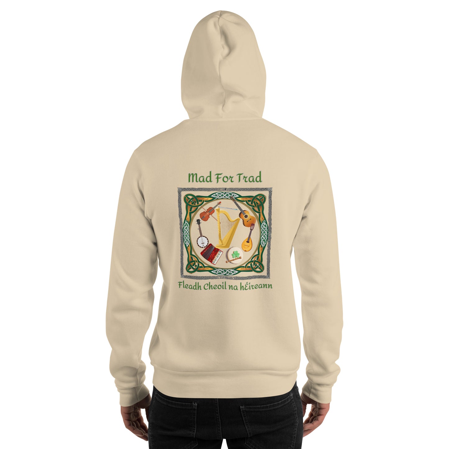 Fleadh Cheoil na hÉireann 2024 Mad For Trad Instruments Unisex Hoodie