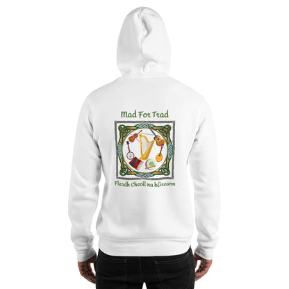 Fleadh Cheoil na hÉireann 2024 Mad For Trad Instruments Unisex Hoodie