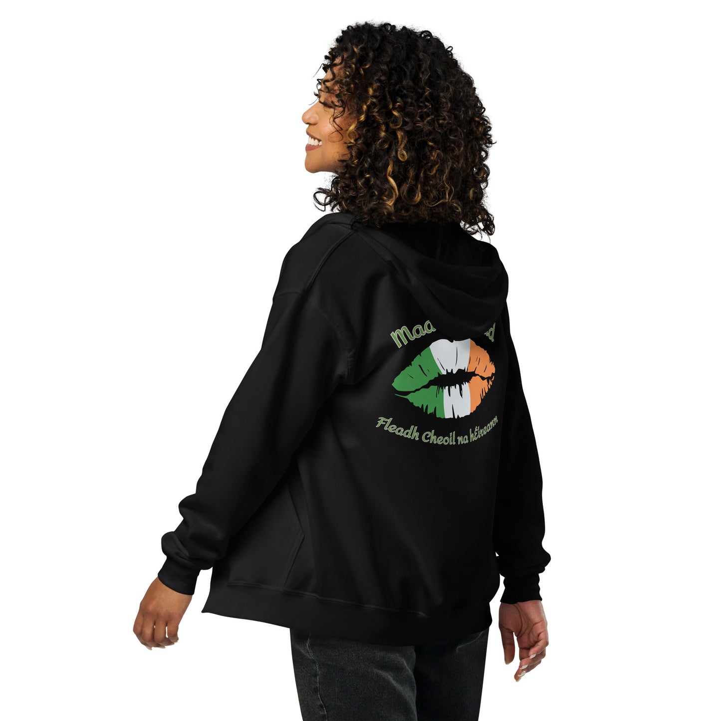 Mad For Trad Kiss Unisex zip hoodie