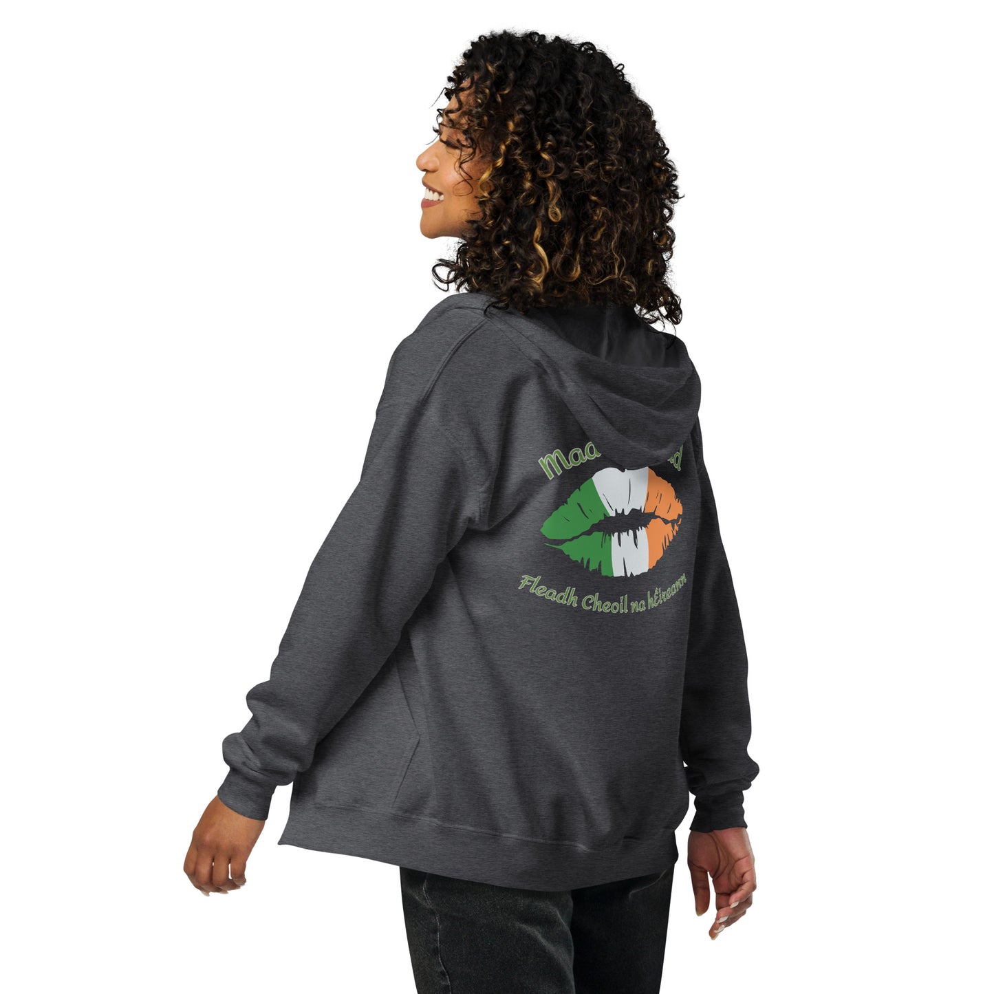 Mad For Trad Kiss Unisex zip hoodie